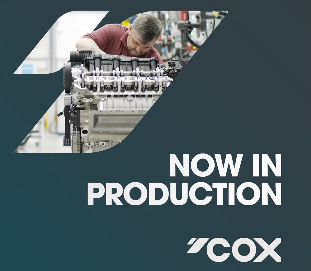 Ο νέος εξωλέμβιος CX0300 της COX Powertrain στο στάδιο της παραγωγής